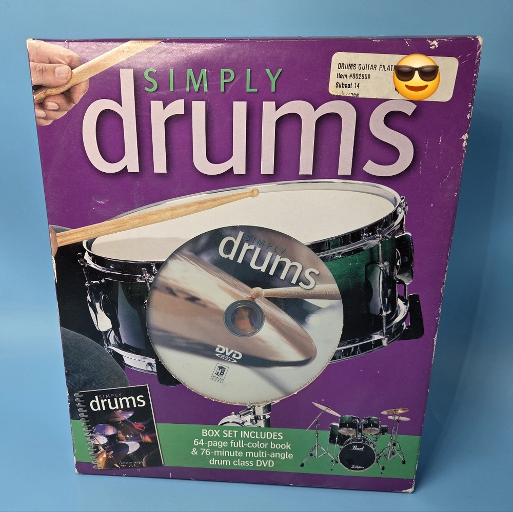Simply Drums By Cameron Skews Includes 64 Pg. Full Color Book & 76 Min. DVD